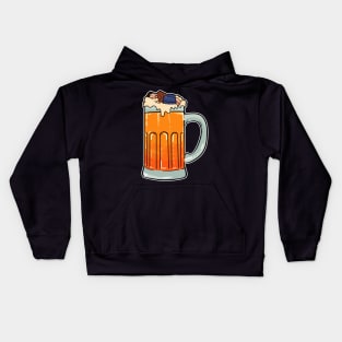 Mans Love - For Beer Lovers Kids Hoodie